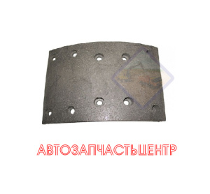 Накладка тормозная передняя 1(длинная) 160мм. F3000 SHACMAN 81.50221.0535