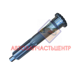 Вал КПП первичный малый зуб (верх ф50 z10/z18-подш ф52/60ф) 12JS180 SHACMAN JS1801701030-1