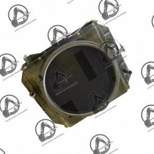 Радиатор охлаждения двигателя Yuchai XCMG LW300F  с масляным радиатором/800101763
