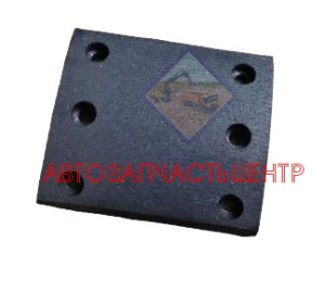 Накладка тормозная передняя короткая (ширина160) HOWO F2000 SHACMAN WG9100440027